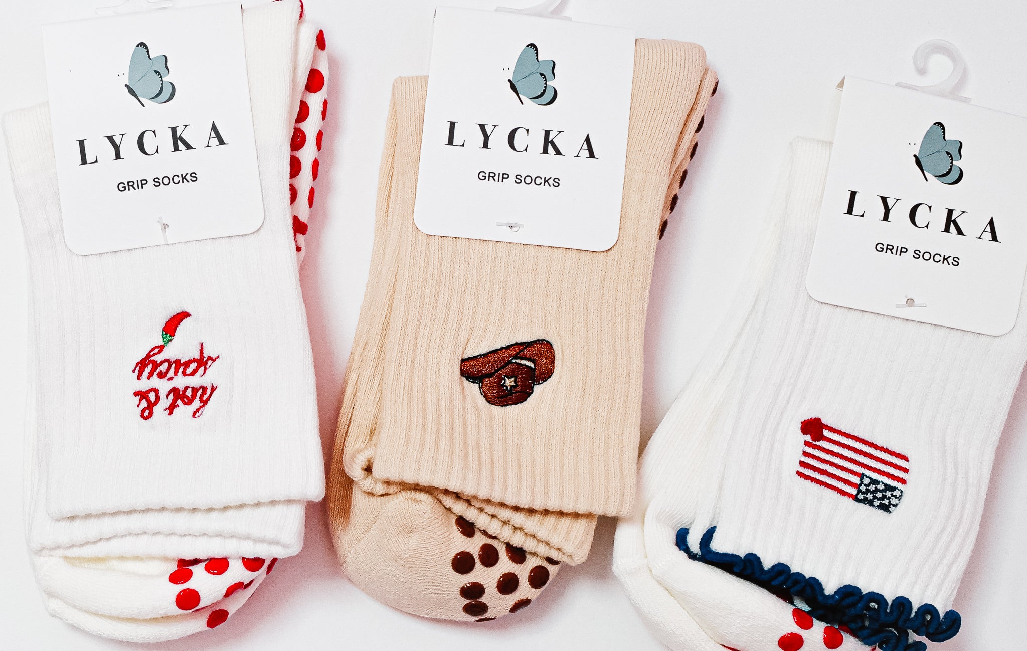 Cowboy Hat Grip Socks