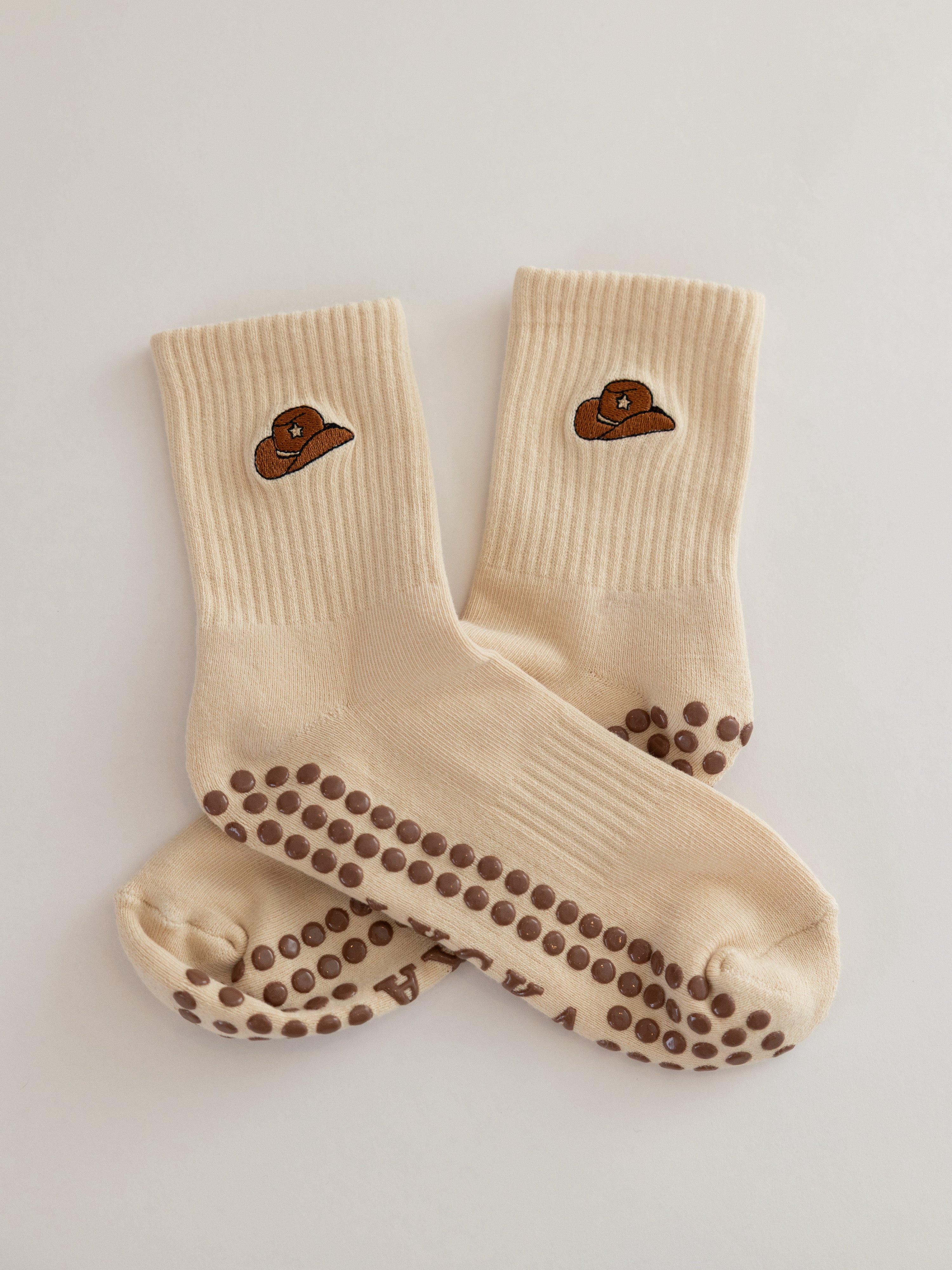 Cowboy Hat Grip Socks – Lycka Grips